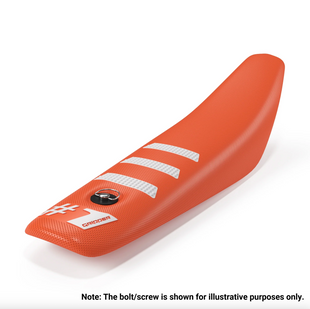 Чохол для мотосидіння Onegripper - LIGHT RIB MINI - Orange/White (дитячі мото)