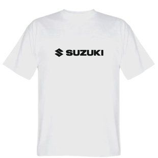 Мотофутболка Suzuki White Black S