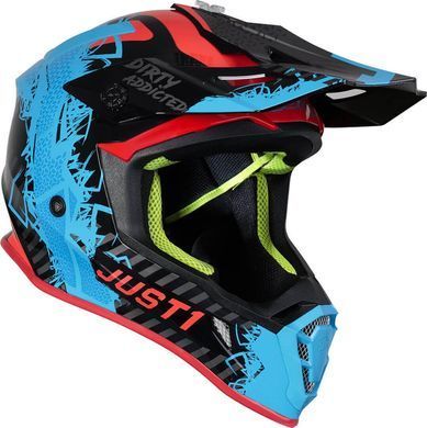 Мотошолом Just1 J38 Mask Blue Red Black XL