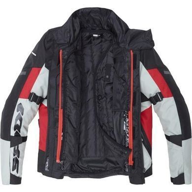 Мотокуртка Spidi CROSSMASTER H2OUT Black-Grey-Red