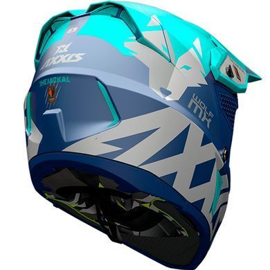 Мотошолом AXXIS WOLF Jackal C7 Matt Blue M