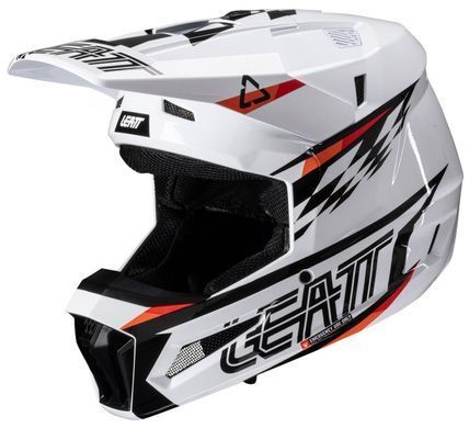 Шолом LEATT Moto 3.5 JR Helmet + Goggle White YM