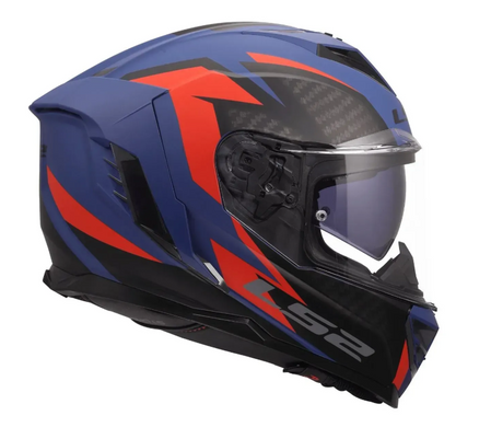 Мотошолом LS2 FF818 Storm 3 Dynamo Matt Blue Red S