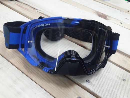 Мотоочки MT Goggles Mx Evo Stripes Black/Blue