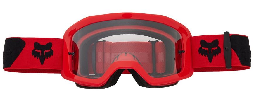 Маска кроссовая FOX MAIN II GOGGLE - CORE Flo Red Clear Lens