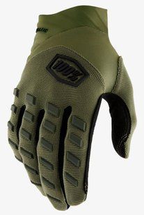 Перчатки RIDE 100% AIRMATIC Glove Army Green M (9)
