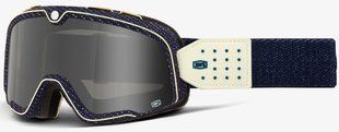 Маска кросова 100% BARSTOW Goggle Denim, Grey Lens