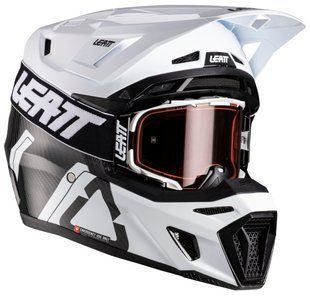 Мотошолом LEATT Moto 9.5 Helmet + Goggle White M