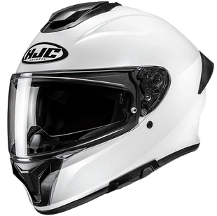 Мотошолом HJC C71 pearl white M