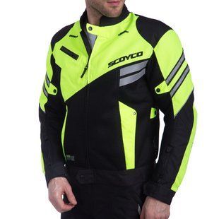 Мотокуртка Scoyco JK36 Fluor Green L