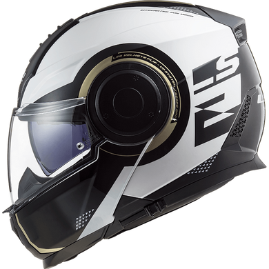 Мотошлем LS2 FF902 Scope Arch Gloss White Titanium S