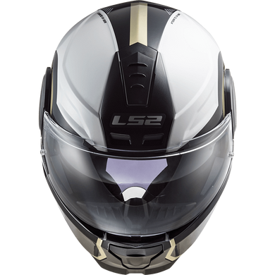 Мотошлем LS2 FF902 Scope Arch Gloss White Titanium S
