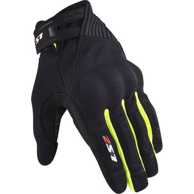 Мотоперчатки LS2 Dart 2 Man Gloves Black Hi-Vis Yellow M