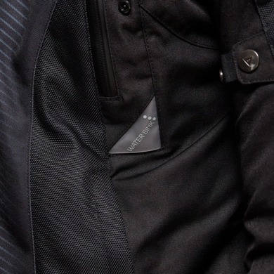Мотокуртка Dainese SUPER SPRINT D-DRY JACKET BLACK BLACK RED-LAVA 52