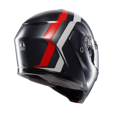 Мотошолом AGV STREETMODULAR (E2206) RESIA matt grey/silver/red L
