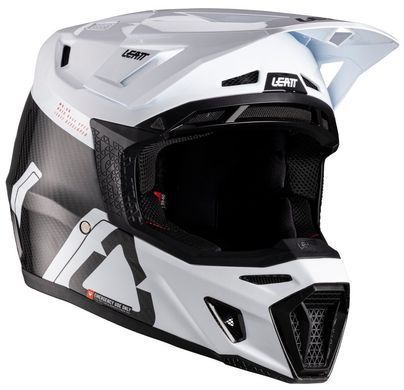 Мотошолом LEATT Moto 9.5 Helmet + Goggle White M
