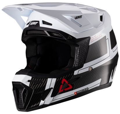 Мотошолом LEATT Moto 9.5 Helmet + Goggle White M