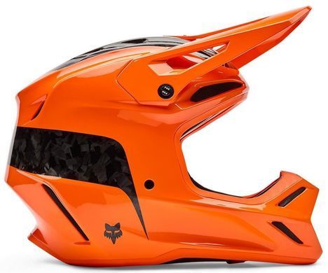 Мотошолом FOX V3 RS Helmet FRACTURE Flo Orange L