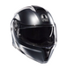 Мотошолом AGV STREETMODULAR (E2206) RESIA matt grey/silver/red L