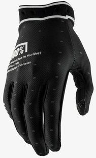 Рукавички 100% RIDEFIT Glove [Dark Black], S (8)