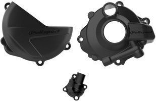 Комплект захисту Polisport Clutch & Ignition Cover - Honda Black