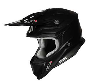 Мотошолом Just1 J18 Solid Black - Matt XS