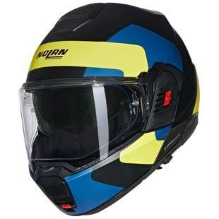 Мотошолом Nolan N120-1 OMOCROMO Blue-Black