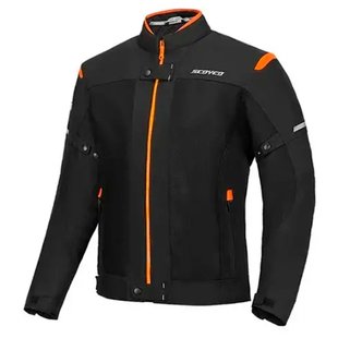 Мотокуртка SCOYCO JK158 Black-Orange M