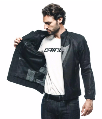 Мотокуртка Dainese HEROSPHERE AIR Textile Black White Diamond