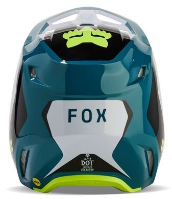 Мотошолом FOX V1 NITRO HELMET Maui Blue, XL