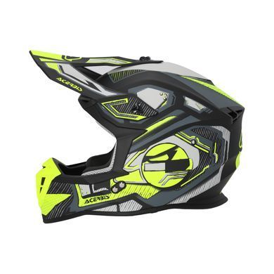 Мотошолом ACERBIS LINEAR 2206 black fluo yellow L