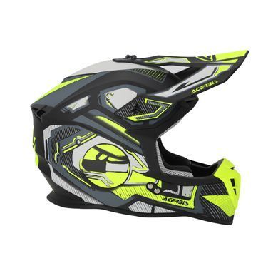 Мотошолом ACERBIS LINEAR 2206 black fluo yellow L