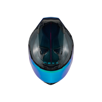 Мотошолом Nexx X.R3R HADAL CARBON BLUE TEAL M