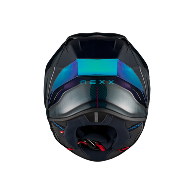 Мотошолом Nexx X.R3R HADAL CARBON BLUE TEAL M