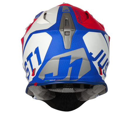 Мотошолом Just1 J18 Vertigo Blue White Red L