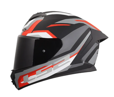 Мотошолом LS2 FF820 Rapid 3 Hyper Matt Black Red L