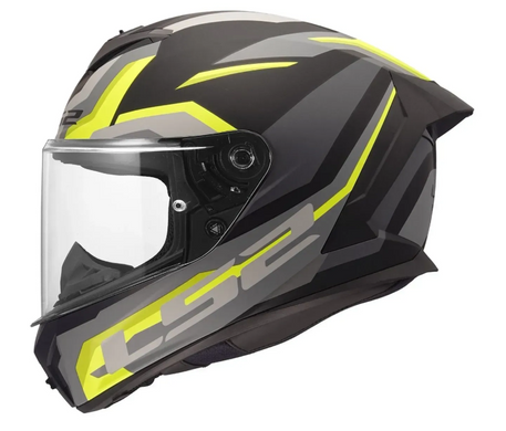 Мотошолом LS2 FF820 Rapid 3 Hyper Black Hi-Vis Yellow XL