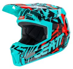 Мотошлем LEATT Moto 3.5 Jr Helmet Fuel YM