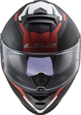 Мотошолом LS2 FF800 Storm 2 Nerve Matt Black Red S