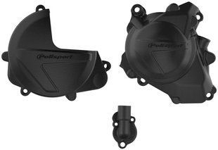 Комплект захисту Polisport Clutch & Ignition Cover - Honda Black
