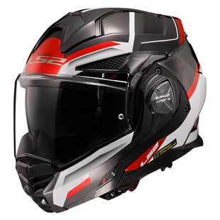 Мотошолом LS2 FF901 Advant X Spectrum Black White Red XXXL