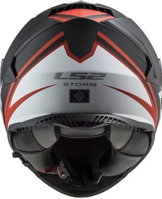 Мотошолом LS2 FF800 Storm 2 Nerve Matt Black Red S