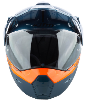 Мотошолом KLIM X1 Alpha ECE/DOT LG Gloss Concept Petrol - Strike Orange
