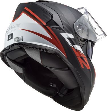 Мотошолом LS2 FF800 Storm 2 Nerve Matt Black Red S