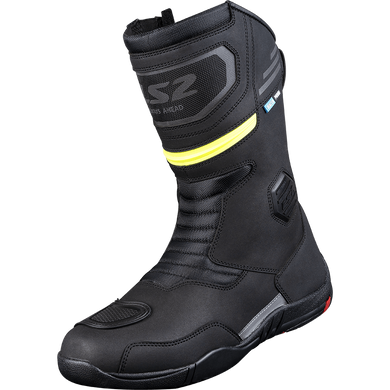 Мотоботы LS2 Goby Lady Boots WP Black Hi-Vis Yellow 38