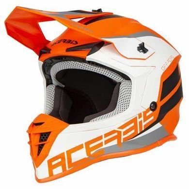 Мотошлем Acerbis LINEAR Orange White L
