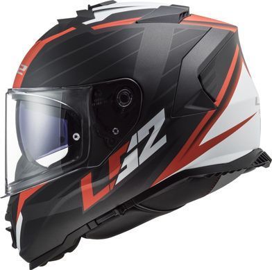 Мотошолом LS2 FF800 Storm 2 Nerve Matt Black Red S