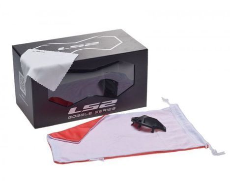 Маска кроссовая LS2 AURA Enduro Red +Pinlock