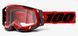 Маска кроссовая 100% RACECRAFT 2 Goggle Red - Clear Lens, Clear Lens