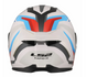 Мотошолом LS2 FF820 Rapid 3 Hyper White Blue Red L